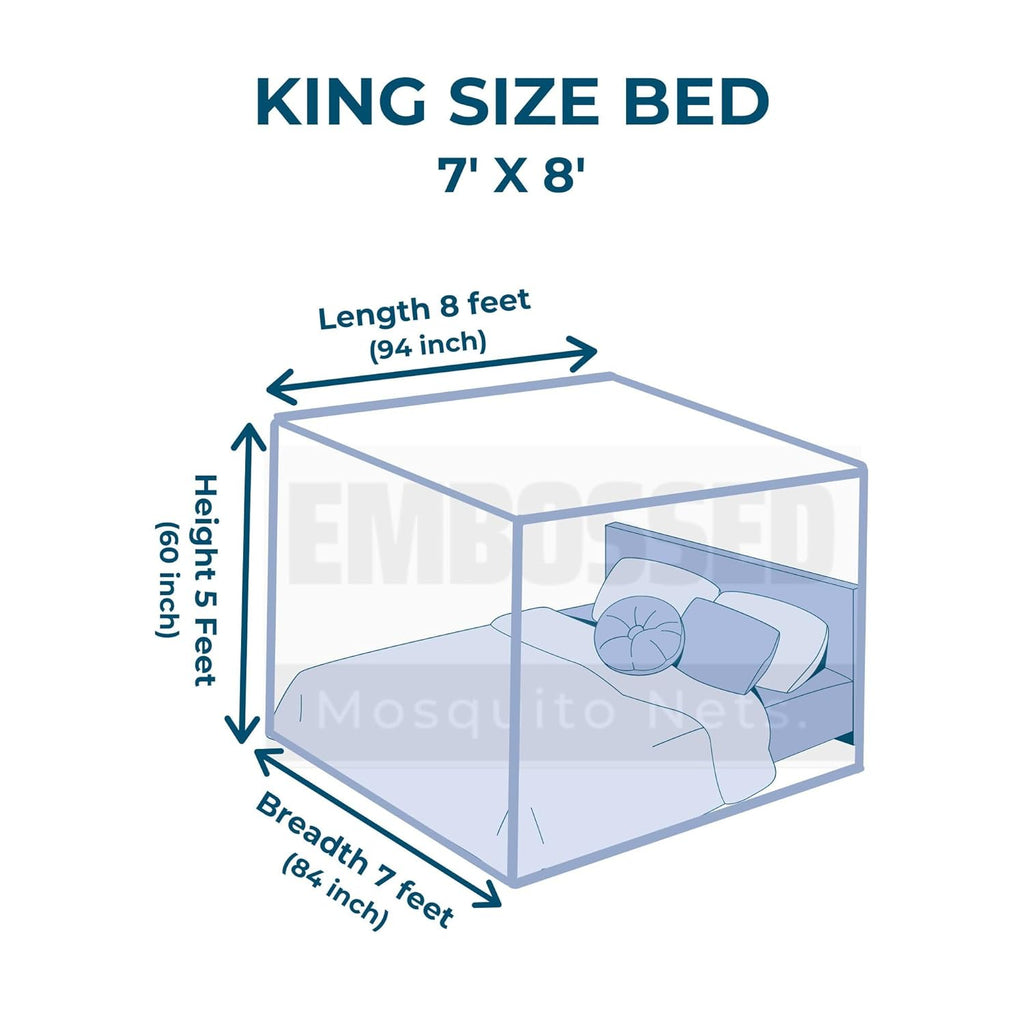 Luxury Mosquito Net for Double to King Size Bed Canopy