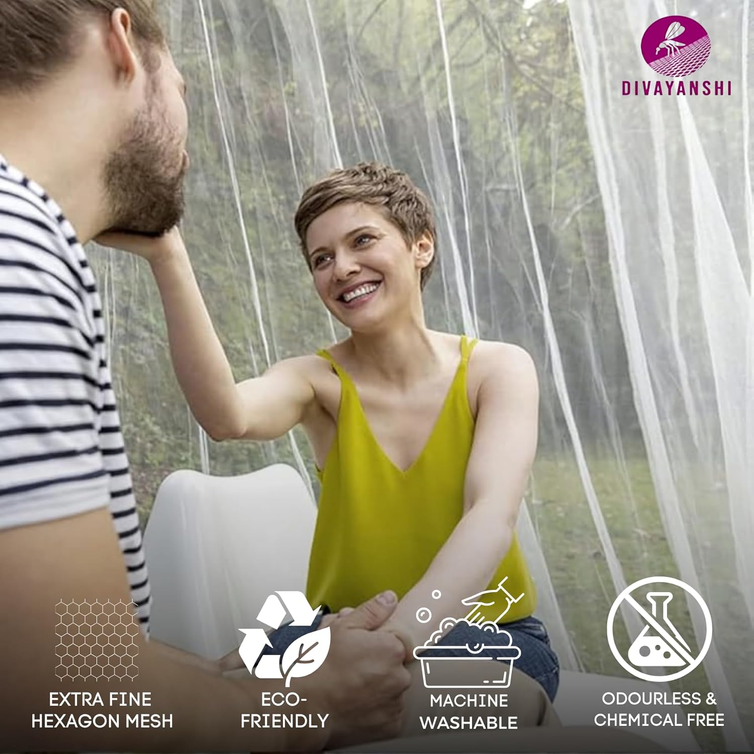 Home Craft&nbsp; Foldable Polycotton Mosquito Net