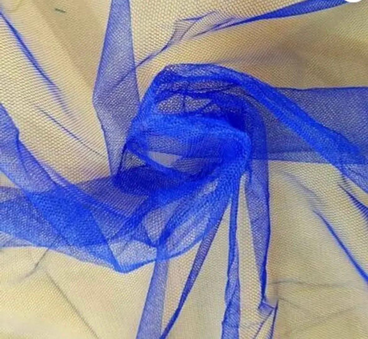 Luxury Floral Blue 7x8 Mosquito Net Canopy