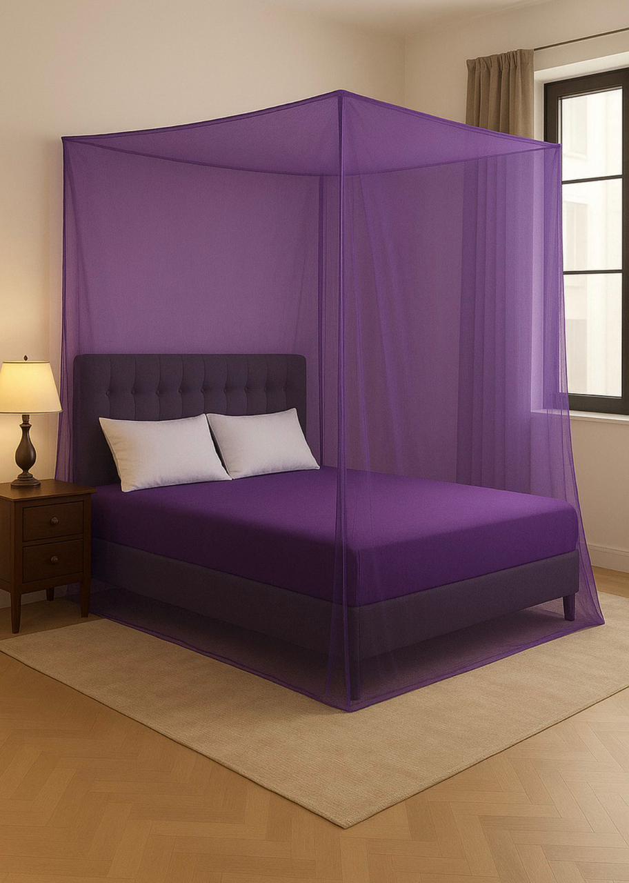 Luxury Floral Blue 7x8 Mosquito Net Canopy