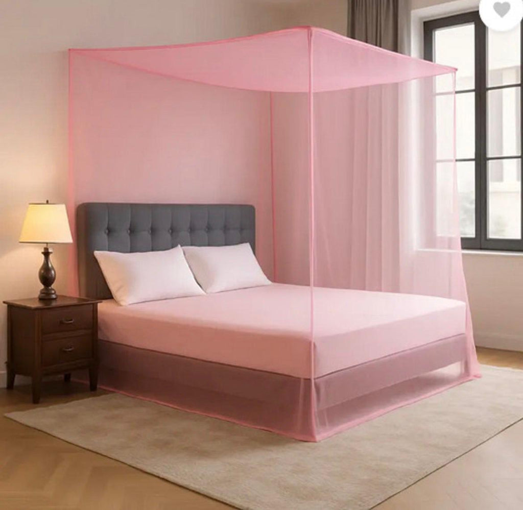Luxury Floral Blue 7x8 Mosquito Net Canopy