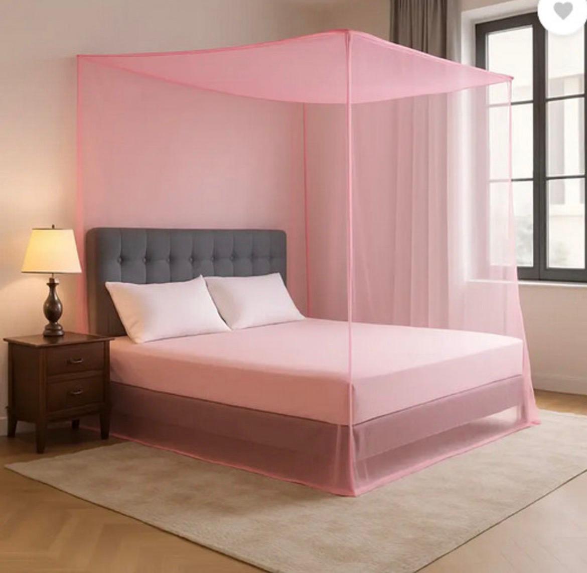Luxury Floral Blue 7x8 Mosquito Net Canopy